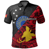 Custom Sandaun Province Polo Shirt Of Papua New Guinea LT6 - Wonder Print Shop
