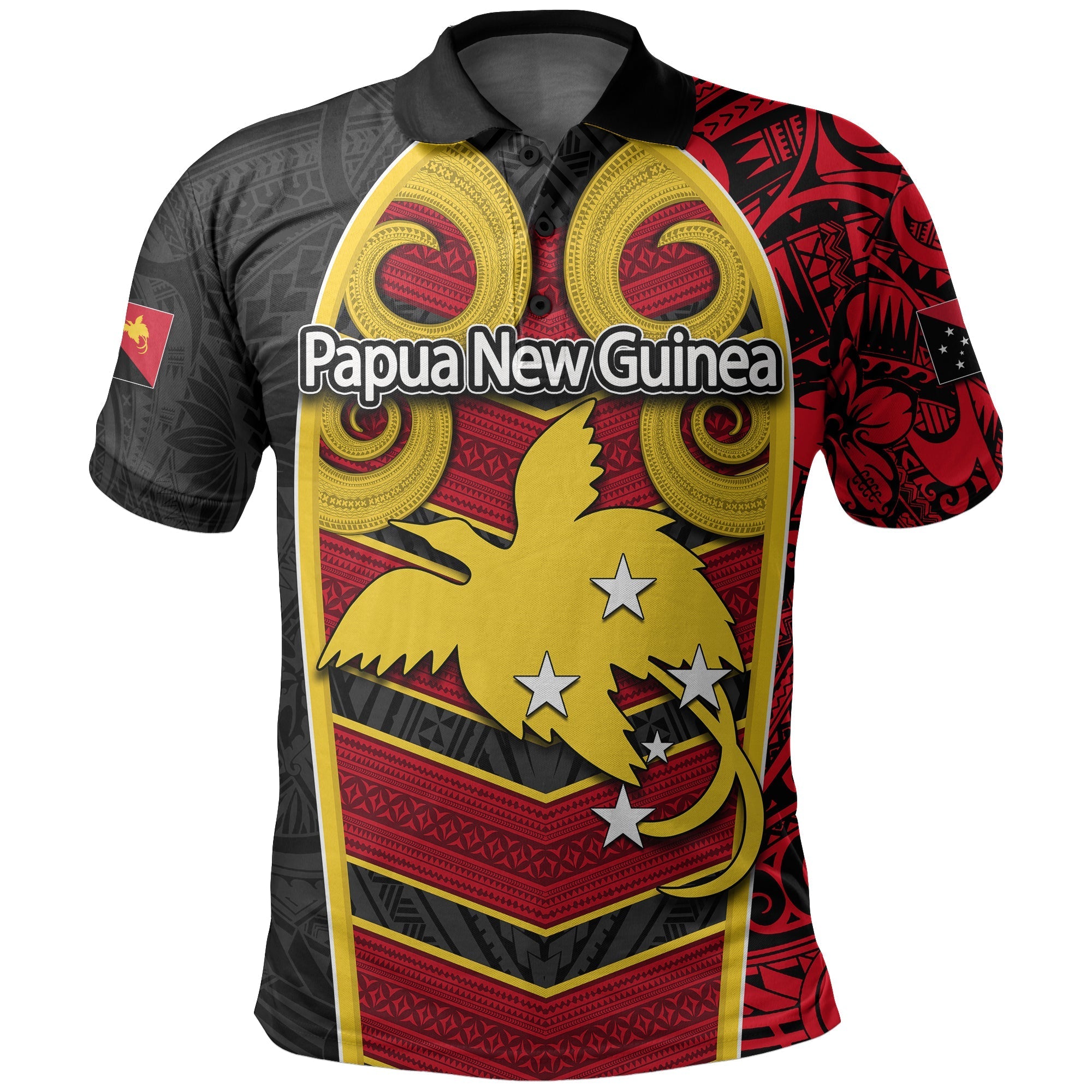 Papua New Guinea Polo Shirt Independence Day Special Style LT6 - Wonder Print Shop