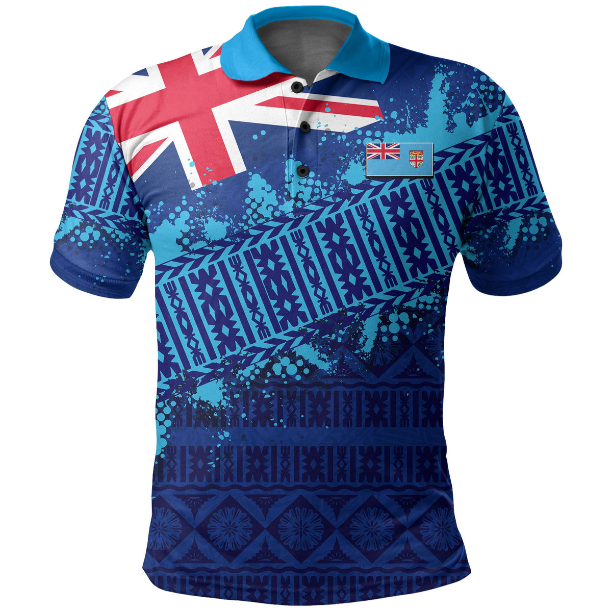 Fiji 52nd Annivesary Polo Shirt LT6 - Wonder Print Shop