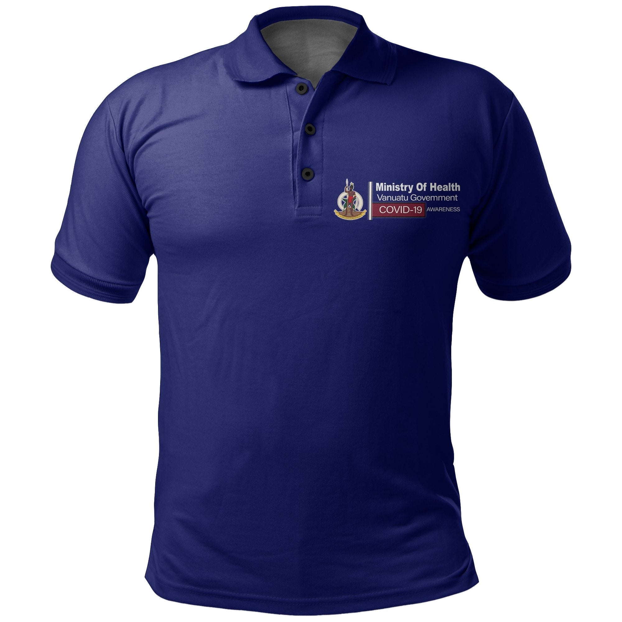Vanuatu Polo Shirt Ministry Of Health LT6 - Wonder Print Shop