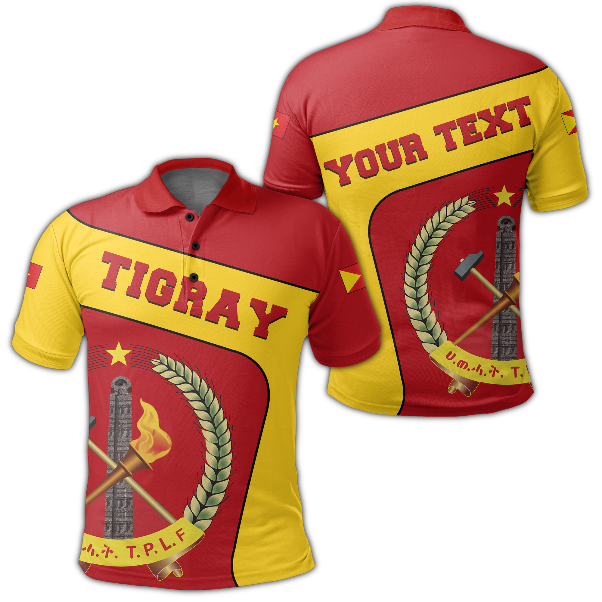 personalized-african-polo-tigray-flag-my-style-polo-shirt
