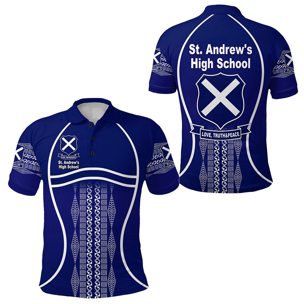 St. andrews High School Polo Shirt Unique Vibes LT8 - Wonder Print Shop