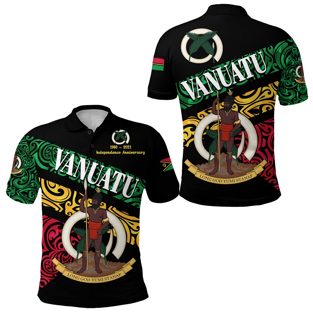Vanuatu Polo Shirt Special Independence Anniversary Sporty Style LT8 - Wonder Print Shop