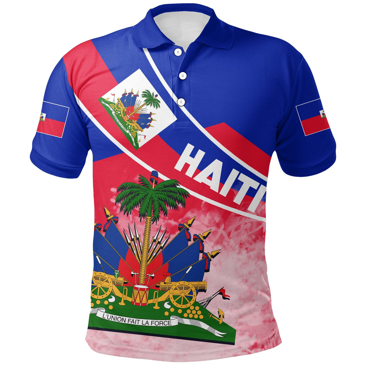 Haiti Polo Shirt Alternative Flag - Wonder Print Shop