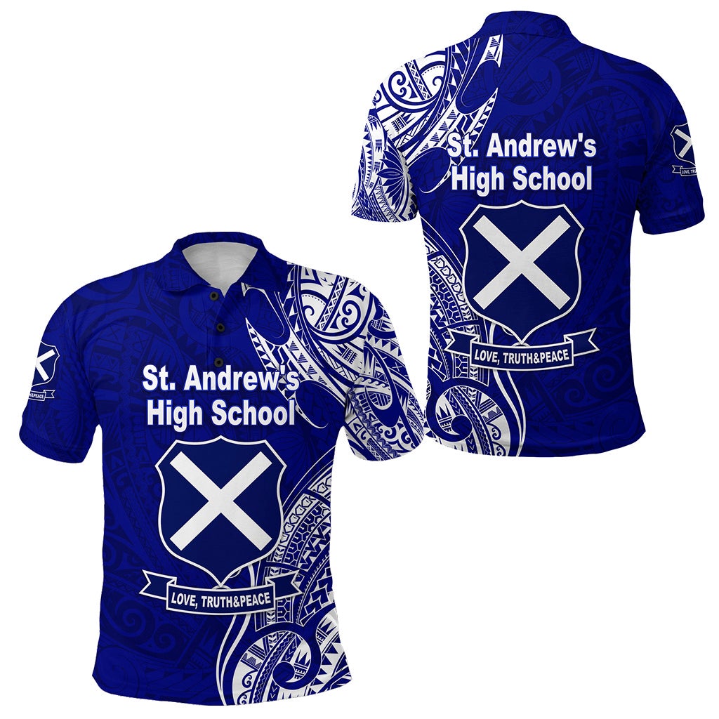 St. andrews High School Polo Shirt Original Style LT8 - Wonder Print Shop