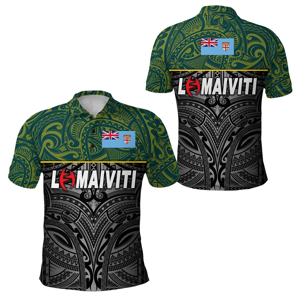 Fiji Lomaiviti Rugby Polo Shirt Original Style LT8 - Wonder Print Shop