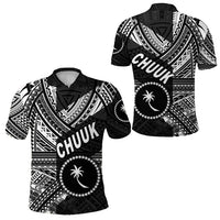 FSM Chuuk Polo Shirt Original Style Black LT8 - Wonder Print Shop
