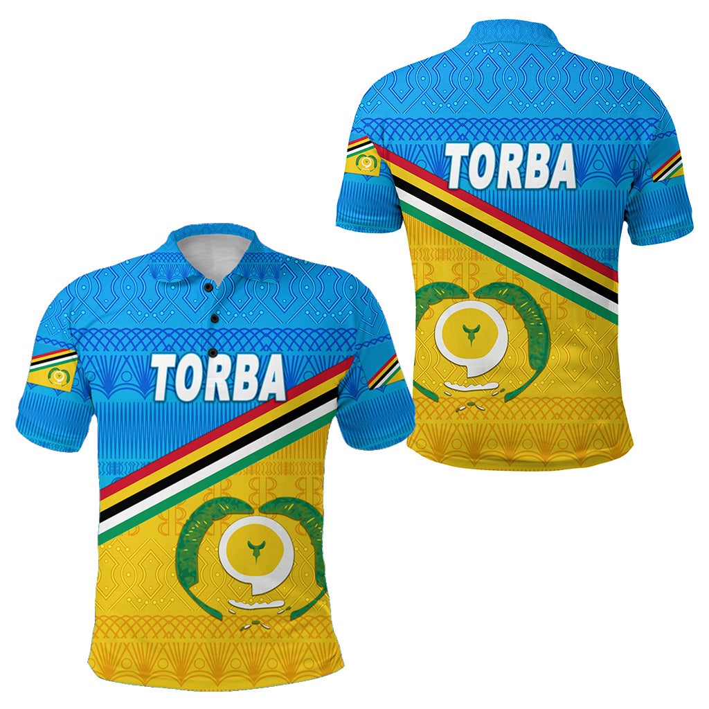 Torba Province Polo Shirt Vanuatu Pattern Traditional Style LT8 - Wonder Print Shop