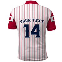 (Custom Text And Number) Japan 2023 Baseball Simple Style Polo Shirt - Wonder Print Shop