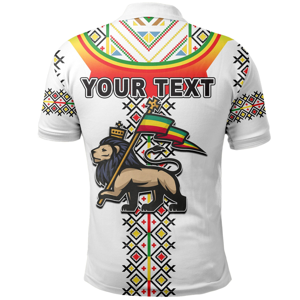 Custom Ethiopia Polo Shirt Reggae Style No.1 LT6 - Wonder Print Shop