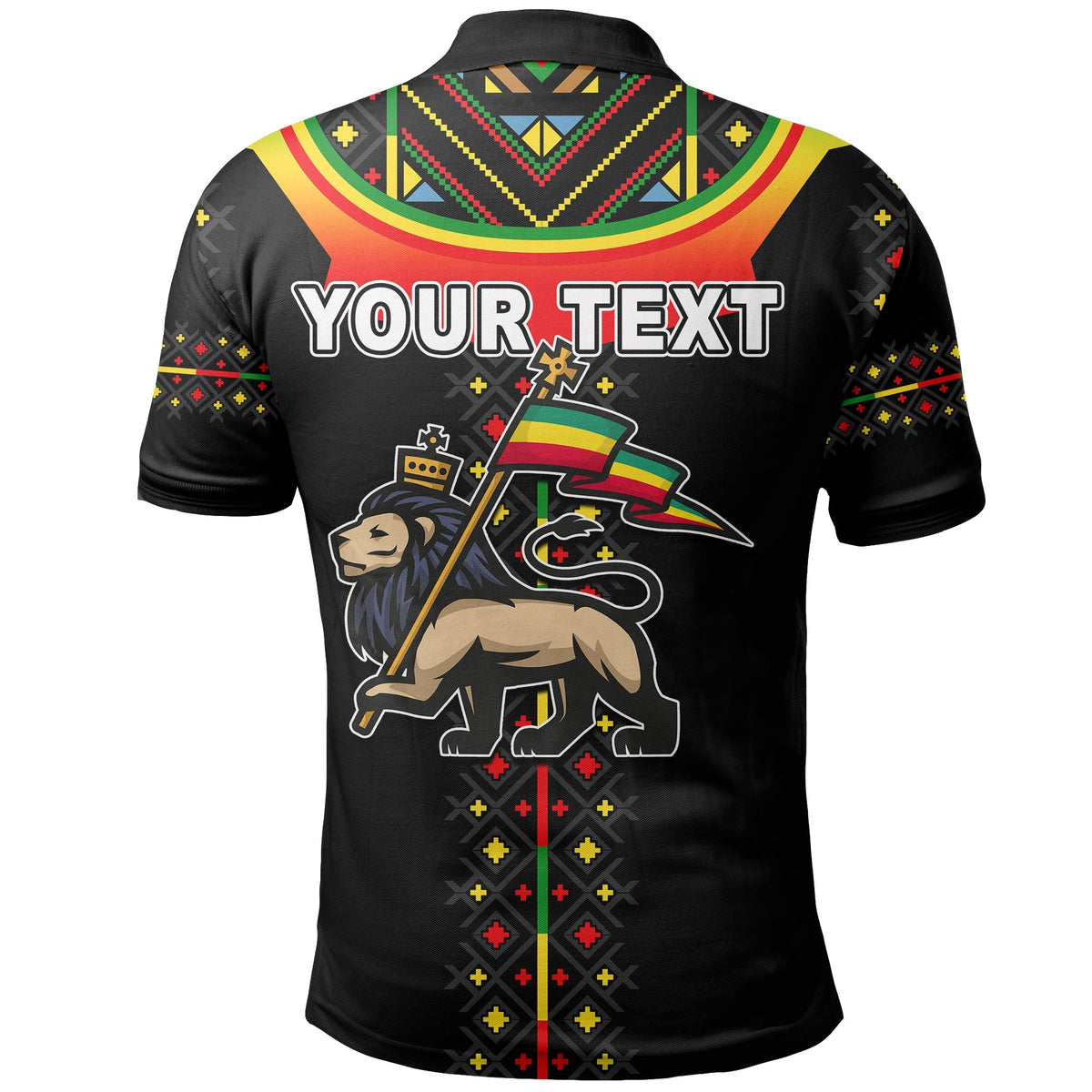 Custom Ethiopia Polo Shirt Reggae Style No.2 LT6 - Wonder Print Shop