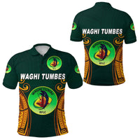 Papua New Guinea Waghi Tumbes Polo Shirt Rugby Green LT8 - Wonder Print Shop