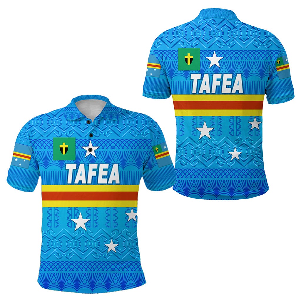 Tafea Province Polo Shirt Vanuatu Pattern Traditional Style LT8 - Wonder Print Shop