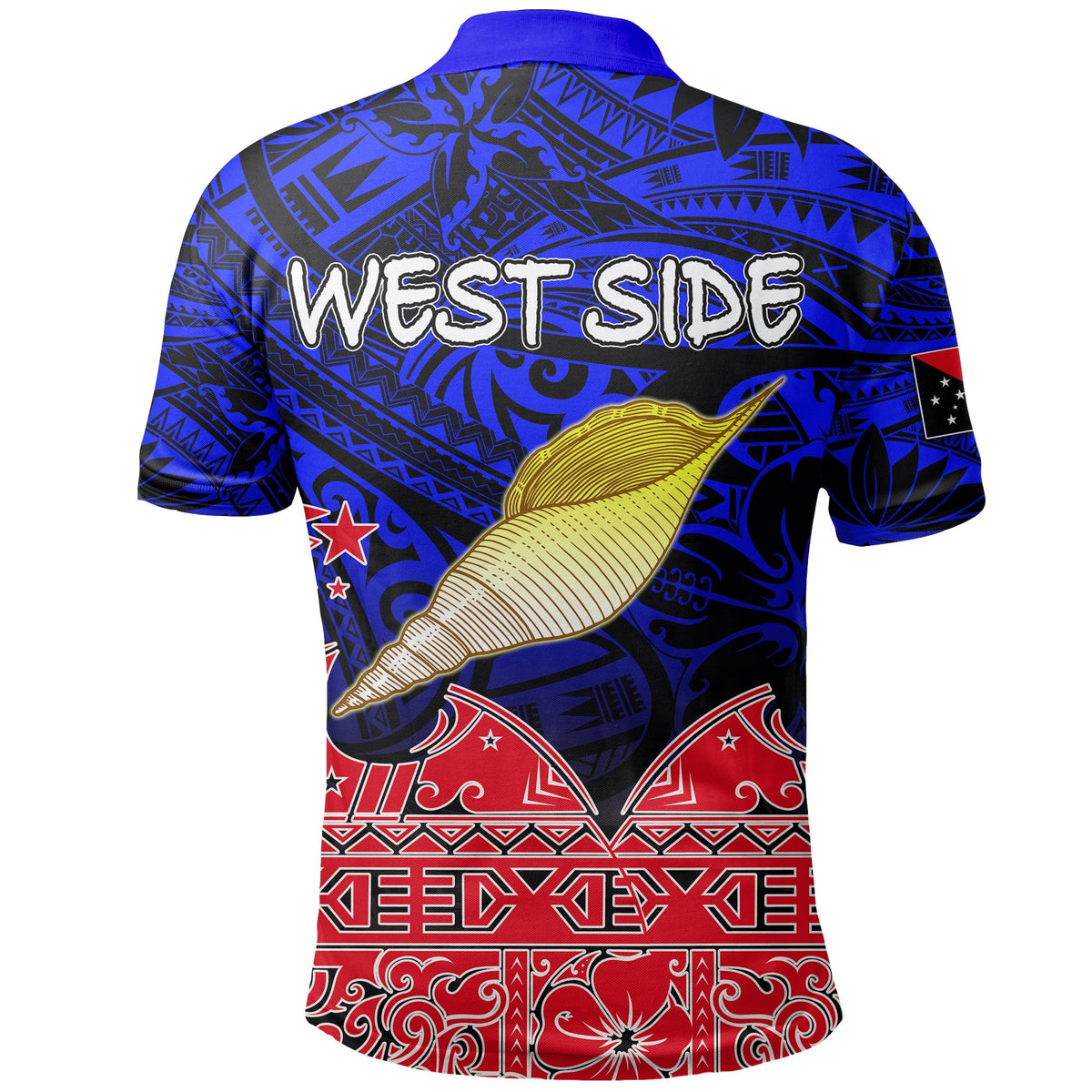 West New Britain Province Polo Shirt WEST SIDE LT6 - Wonder Print Shop