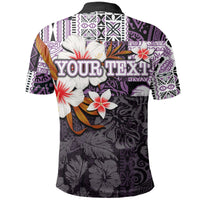 Custom Hawaii Fish Hook Polo Shirt Purple Style LT6 - Wonder Print Shop