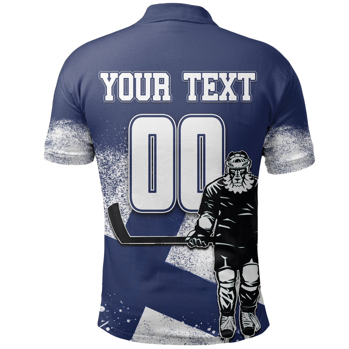 (Custom And Number) Finland Hockey Suomi Polo Shirt Flag LT6 - Wonder Print Shop
