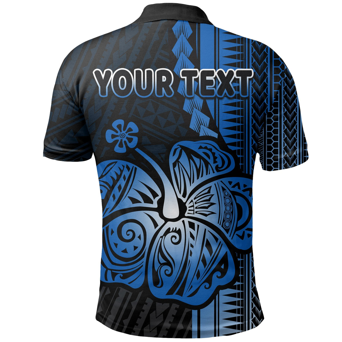 Custom Polynesian Polo Shirt with Hibiscus Hawaiian Style No.5 LT6 - Wonder Print Shop