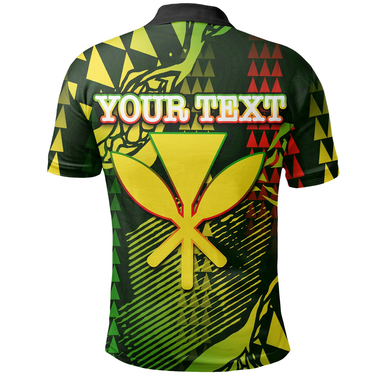 Custom Hawaii Golf Shirts Kanaka Map Polo Shirt Hawaii Color Style LT6 - Wonder Print Shop