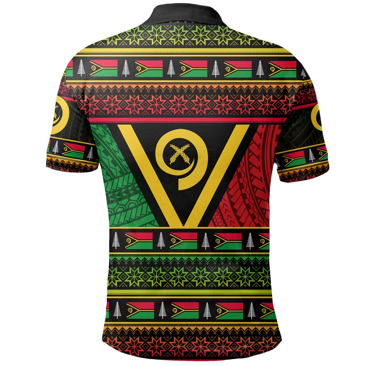 Vanuatu Polo Shirt Christmas LT6 - Wonder Print Shop