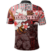 Custom Hawaii Fish Hook Polo Shirt Red Style LT6 - Wonder Print Shop