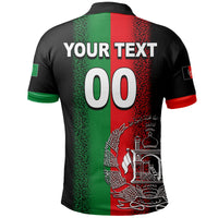 (Custom And Number) Afghanistan Cricket Jersey Polo Shirt LT6 - Wonder Print Shop