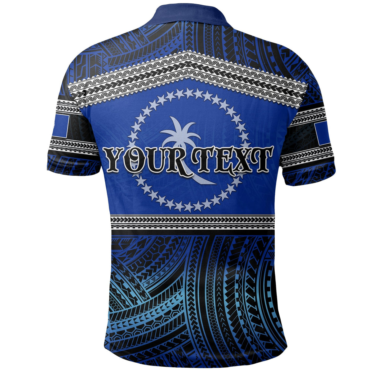 Custom Chuuk Polo Shirt Polynesian Patterns LT6 - Wonder Print Shop