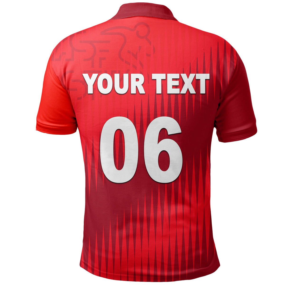 (Custom And Number) Switzerland Football Polo Shirt Rossocrociati LT6 - Wonder Print Shop