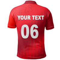 (Custom And Number) Switzerland Football Polo Shirt Rossocrociati LT6 - Wonder Print Shop