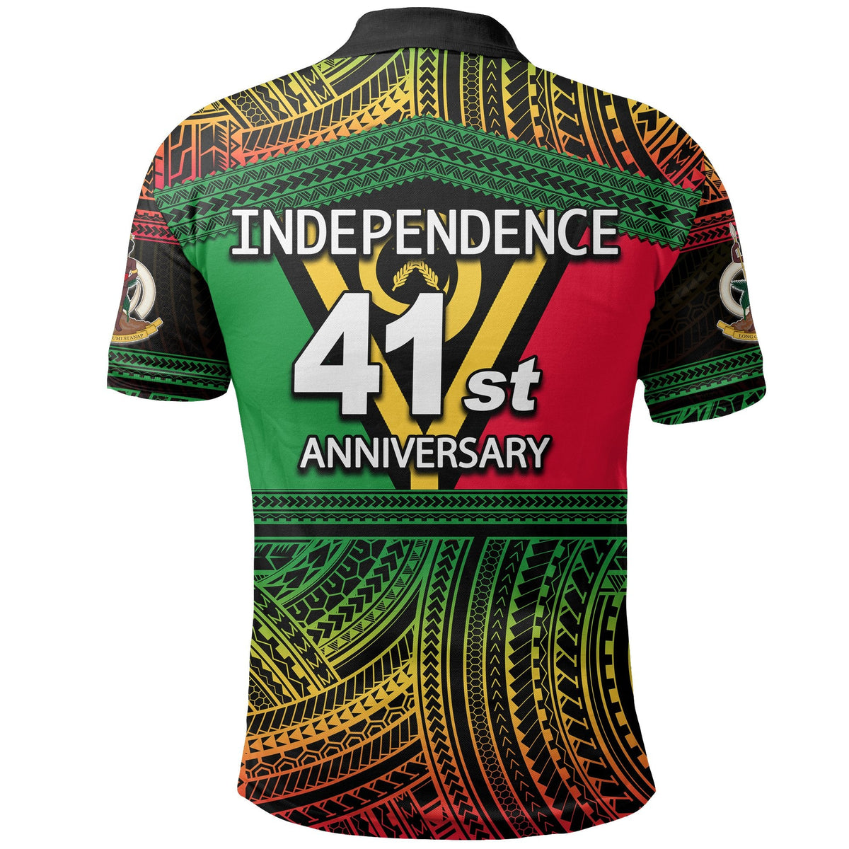 Vanuatu Polo Shirt Independence Day LT6 - Wonder Print Shop