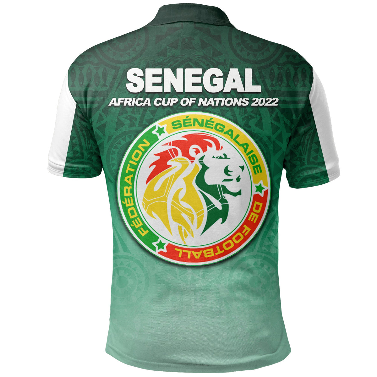 Senegal Football Champion Polo Shirt Green Style LT6 - Wonder Print Shop