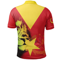African Tigray Polo Shirt Tigray Flag and Lion LT6 - Wonder Print Shop
