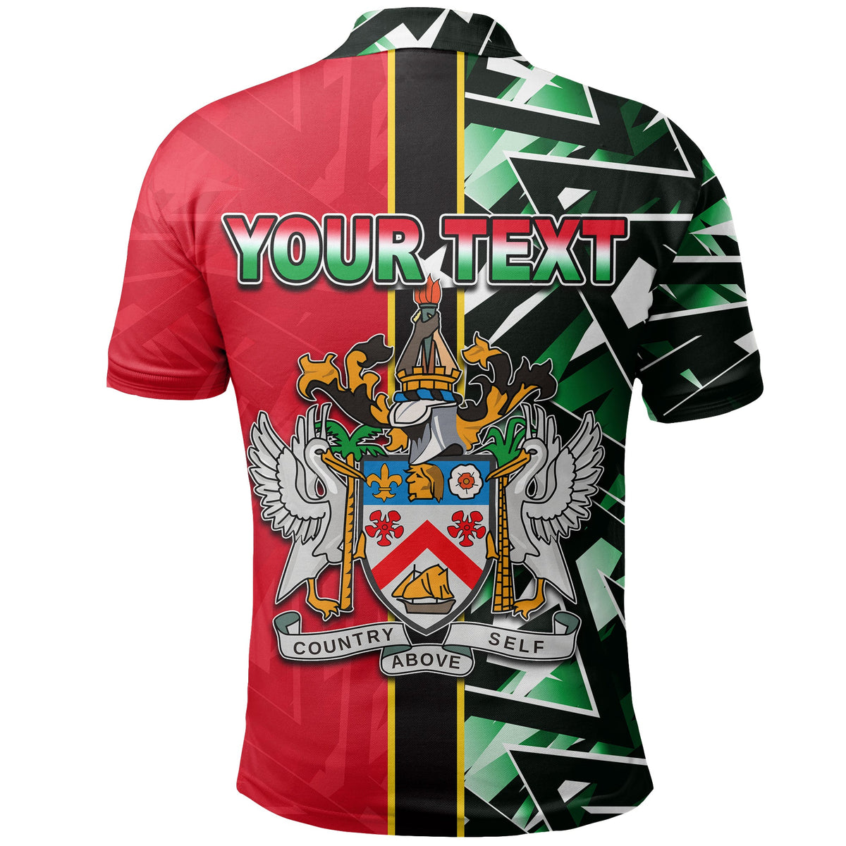 Custom Saint Kitts and Nevis Polo Shirt Sport Style LT6 - Wonder Print Shop