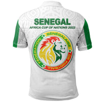 Senegal Football Champion Polo Shirt White Style LT6 - Wonder Print Shop