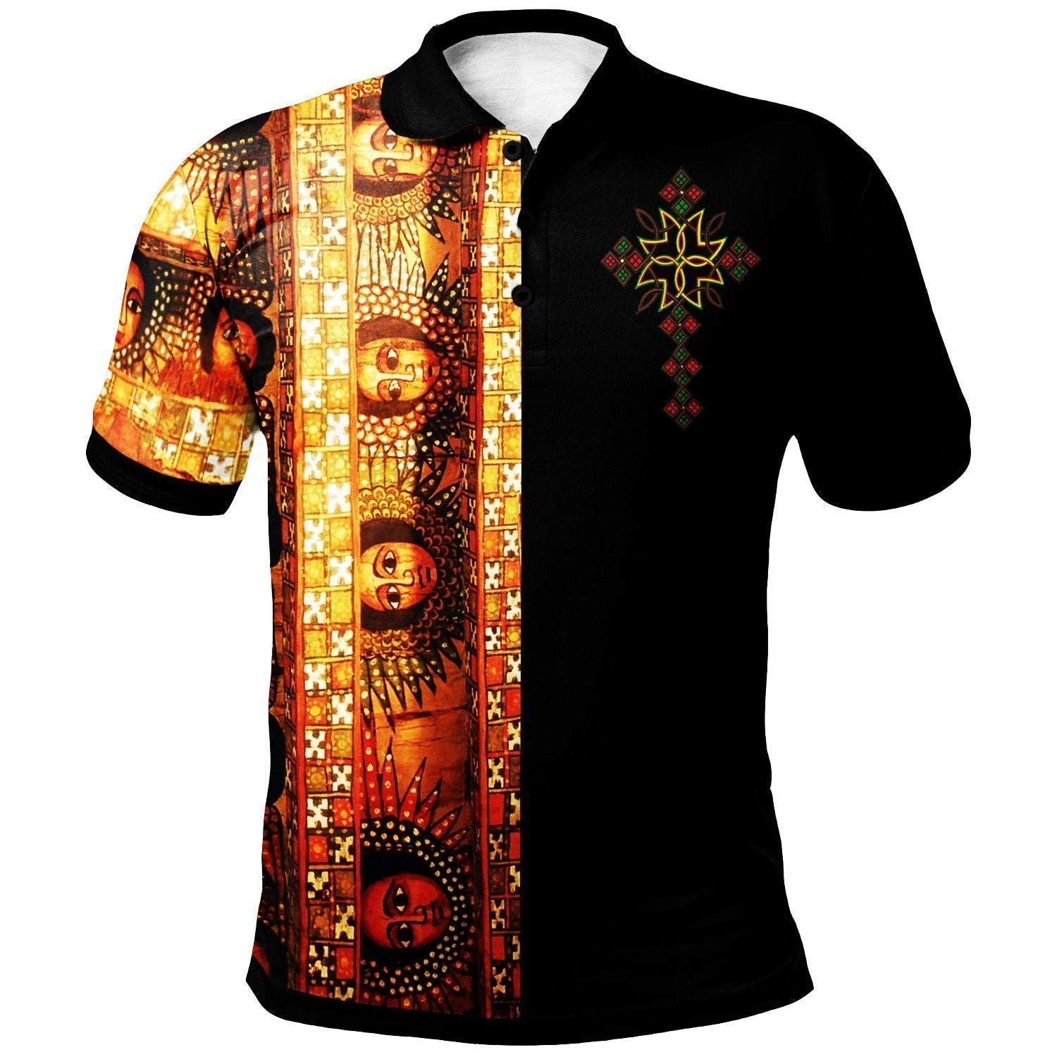 ethiopia-polo-shirt-angel-with-cross