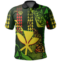 Custom Hawaii Golf Shirts Kanaka Map Polo Shirt Hawaii Color Style LT6 - Wonder Print Shop