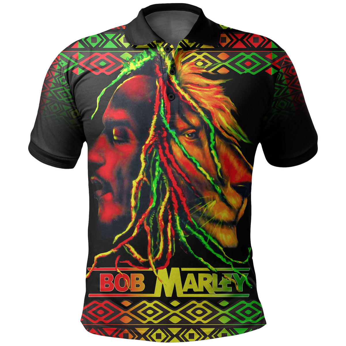 Legend Bob One Love Polo Shirt LT6 - Wonder Print Shop