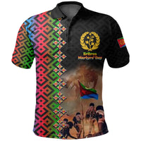 Custom Eritrea Martyrs Day Polo Shirt EPLF LT6 - Wonder Print Shop