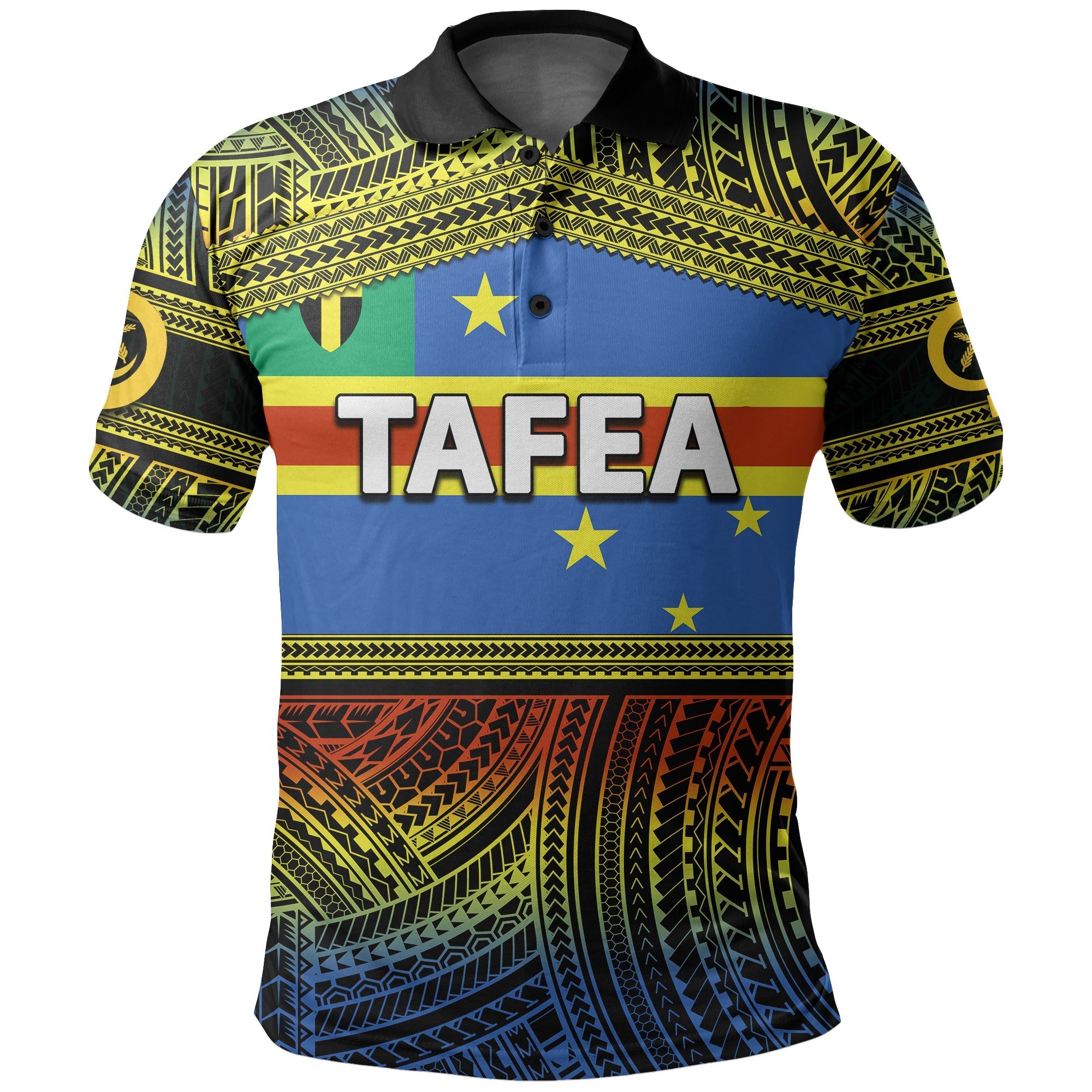Tafea Day Polo Shirt Of Vanuatu Polynesian Patterns LT6 - Wonder Print Shop