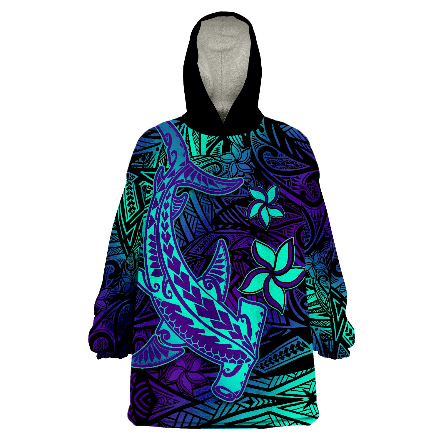 polynesian-purple-paradise-hawaiian-tribal-hammerhead-shark-wearable-blanket-hoodie