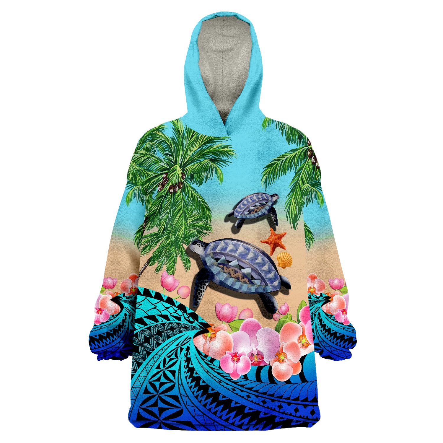 polynesian-turtle-coconut-tree-and-orchids-wearable-blanket-hoodie