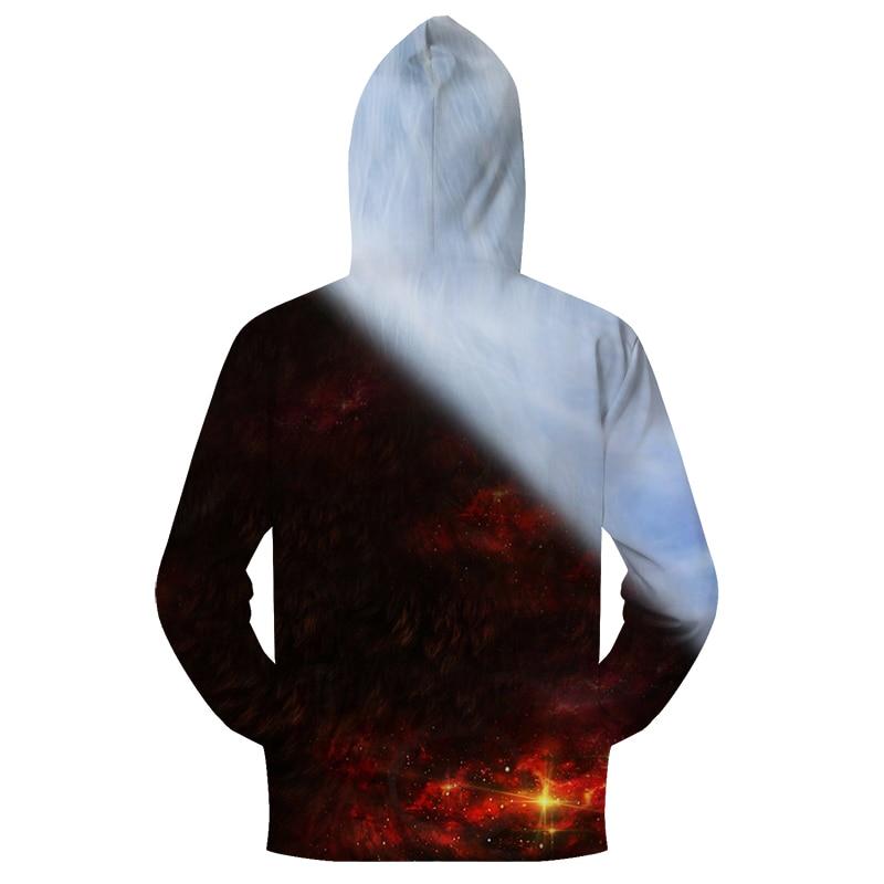 Wolf Hot and Cold 3D Zipper Native American Hoodies LT10 - Wonder Print Shop