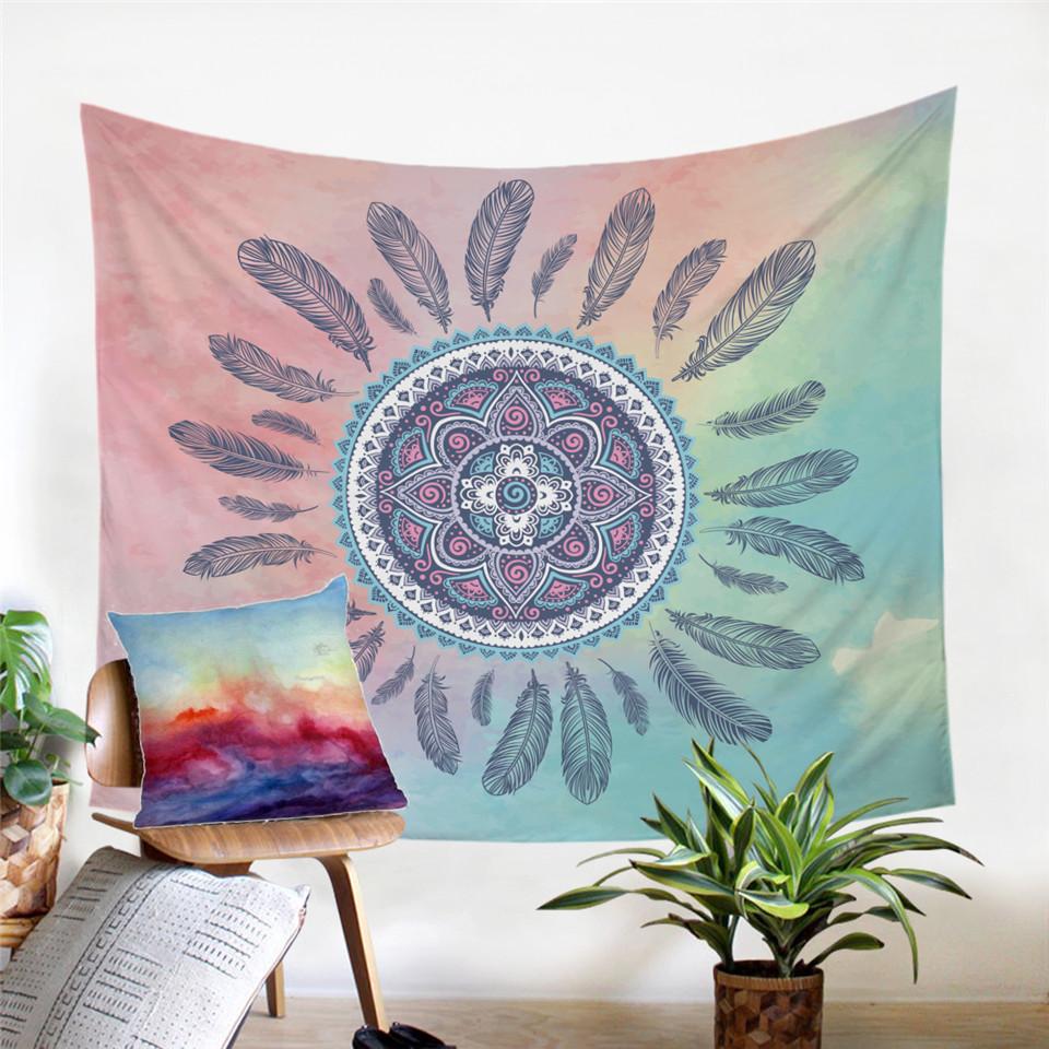 Dreamcatcher Pattern Native American Tapestry LT10 - Wonder Print Shop
