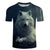 White Wolf 3D Printed Native American T Shirt LT10 - Wonder Print Shop