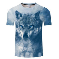 Ink Wolf Digital 3D Print Native American T Shirt LT10 - Wonder Print Shop