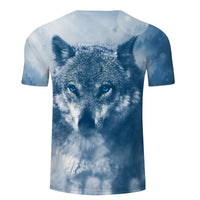 Ink Wolf Digital 3D Print Native American T Shirt LT10 - Wonder Print Shop