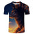 Sunrise Wolf 3D Print Native American T Shirt LT10 - Wonder Print Shop