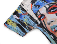 Native American 3D Indian Women Print Cool T Shirt LT10 - Wonder Print Shop