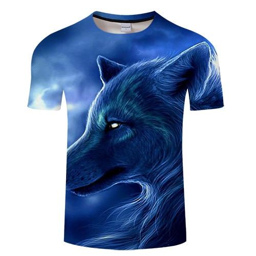 Lonely Wolf 3D Print Native American T Shirt LT10 - Wonder Print Shop