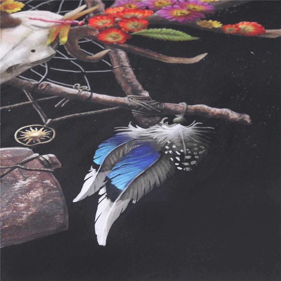 Native American Tribal Skull Bedding Set LT10 - Wonder Print Shop