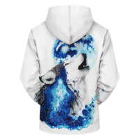 Native American Wolf Art 3D Sweatshirts Printing Galaxy Pullover Hoodies no link LT10 - Wonder Print Shop